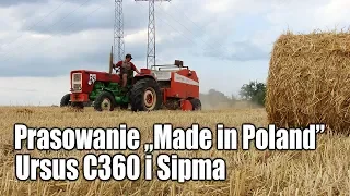 Prasowanie „Made in Poland” - Ursus C360 i Sipma – żniwa 2019