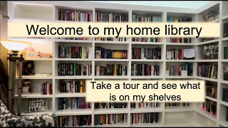 Welcome to my home library tour and find out what is on my shelves!
