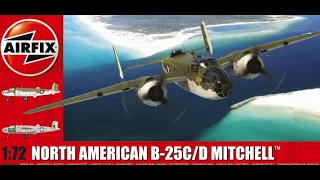 Airfix 1:72 Scale North American B25C/D Mitchell Bomber