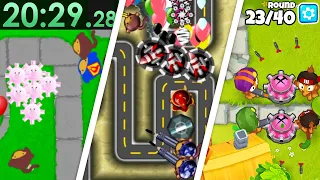 Speedrunning EVERY Bloons Game?! (Bloons TD 1 - Bloons TD 6)