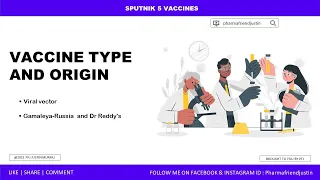 Sputnik 5 vaccine type and origin #shorts#pharmafriendjustin