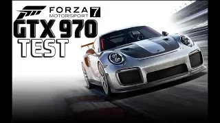 Forza Motorsport 7 GTX 970 BENCHMARK - ULTRA SETTINGS MSAA 2X