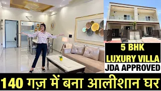 🔥5BHK LUXURY VILLA TOUR | 140गज में बना शानदार घर | villa in jagatpura jaipur | villa in jagatpura