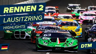 Engel & Van der Linde kämpfen um P1 | Highlights DTM Race 2 - Lausitzring | DTM 2022