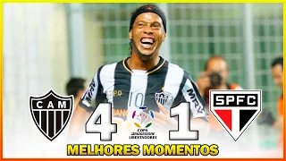 ATLÉTICO MG 4 x 1 SÃO PAULO ● MELHORES MOMENTOS ● LIBERTADORES 2013 ● OITAVAS DE FINAL ● JOGO 2