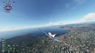 Microsoft Flight Simulator 2020 France. Nice Côte d'Azur Airport - Marseille Provence Airport