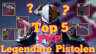 Destiny 2 TOP 5 Legendäre Pistolen für das PVP + BESTE PERKS - Drang, Abschied, Hohe Albedo