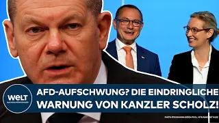 OLAF SCHOLZ: AfD? "Es geht um Verteidigung der Demokratie!" Die eindringliche Warnung des Kanzlers!