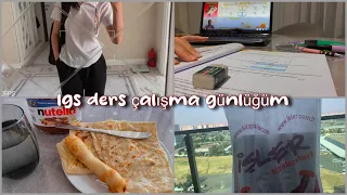 lgs ders çalışma günlüğüm! / SON BİR HAFTA🥲/ aşırı yoğun bir günüm 🤍