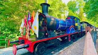 Busch Gardens Railway 2023 Full Ride in 4K - Busch Gardens Williamsburg