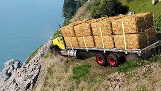 Trucks vs Cliff Roads – BeamNG.Drive #13
