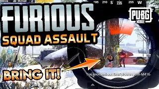 FURIOUS SQUAD ASSAULT on VIKENDI - PUBG Mobile