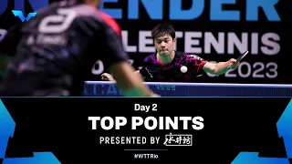 Top Points of Day 2 | WTT Contender Rio 2023