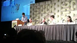 Regular Show panel Live script reading scary movies and modeling song Comic Con 2012