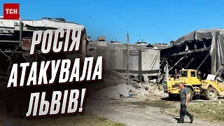 💥 Ракетний удар по Львову: включення з місця "прильоту"