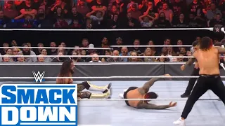 WWE Jan. 21, 2022 - Seth Rollins vs. The Usos: Handicap Match - SmackDown Live