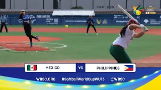 Highlights - Game 44 - Mexico vs Philippines - 2023 U-15 Women's Softball World Cup