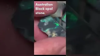 Australian Black Opal stone |#am2gemsvlogs #gemstone #short