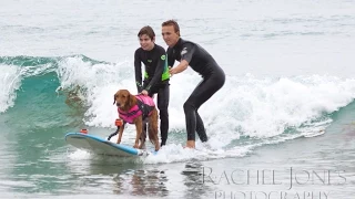 Ricochet surfs with 2 boys who need heart transplants