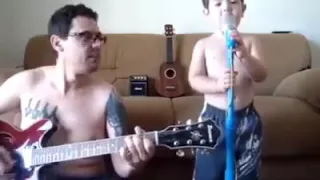 Red Hot Chilli Peppers Californication cover padre e hijo.