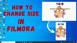 How to change size in Filmora l 16:9 to 9:16 shorts/tiktok video size l  filmora change aspect ratio
