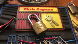 #544 Best lock UPS padlock raked