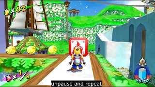 the easiest way to store rockets in mario sunshine