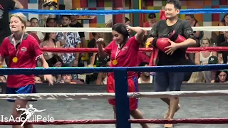 Girl punches in the face