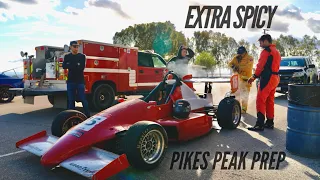 Driving the Formula Mazda until the EXHAUST caught on FIRE