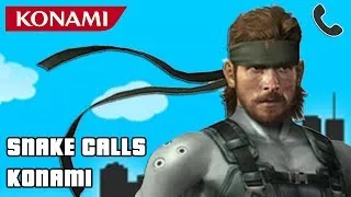 SOLID SNAKE CALLS KONAMI - SOUNDBOARD PRANK CALL