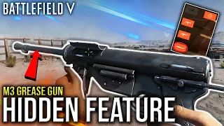 GREASE GUN HIDDEN FEATURE - Suppressor Secret | BATTLEFIELD V