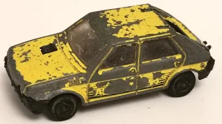 Majorette restoration of Fiat Ritmo No. 239. Toy model cast.