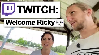 Twitch Welcomes Ricky to the Platform