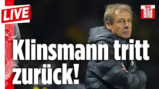 Nach nur 10 Wochen: Klinsmann wirft bei Hertha hin | BILD Live vom 11.02.2020