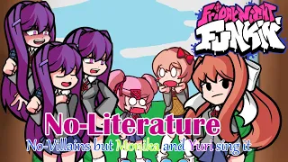 "No Literature" -- No Villains but Monika and Yuri sing it -- FNF Cover.