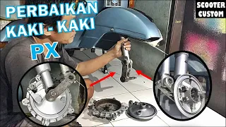 Perbaikan kaki - kaki depan PX