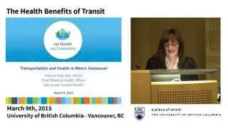 March 9 - The Health Benefits of Transit