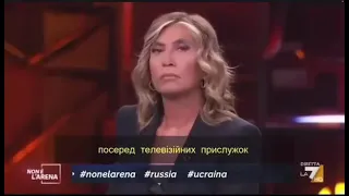 На итальянском телеканале журналист Алессандро Салюсти в прямом эфире обвинил коллегу в пропаганде