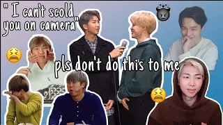 Namjoon being so done with Jimin | Jimin keeps testing Joon's patience over and over