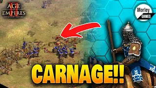 Using AOE2's most BROKEN strategy with Tatars!