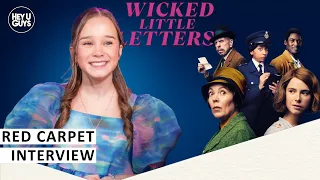 Alisha Weir - Wicked Little Letters UK Premiere Red Carpet Interview