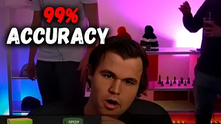 Magnus Carlsen DESTROYS an opponent with 99% ACCURACY | Magnus Carlsen chess