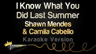 Shawn Mendes & Camila Cabello - I Know What You Did Last Summer (Karaoke Version)