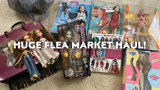 LIZZIE’S AMAZING FLEA MARKET HAUL | NEW IN BOX Monster High, My Scene dolls and more!