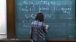 Peter Scholze - Locally symmetric spaces, and Galois representations (4)