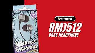 𝐑𝐞𝐦𝐚𝐱 𝐑𝐌-𝟓𝟏𝟐 Wired Black Earphone Unboxing | Asha Telecom