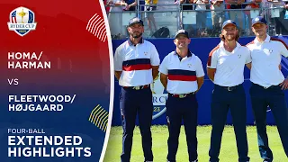 Homa/Harman vs Fleetwood/Højgaard Extended Highlights | 2023 Ryder Cup