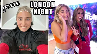 GRWM for a Crazy Girls Night Out in LONDON, didn't expect that! | Rosie McClelland