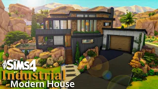 Industrial Modern House 🏡✔️| STOP MOTION | No CC | Speed Build | THE SIMS 4 | Schnuck Credit |