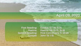 DAILY BIBLE READINGS - APRIL 9, 2020